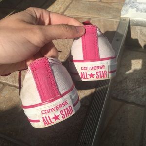 Pink converse womens